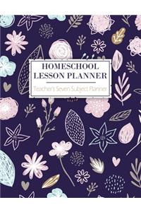 Homeschool Lesson Planner - Teacher's Seven Subject Planner
