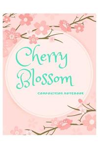 Cherry Blossom Composition Notebook
