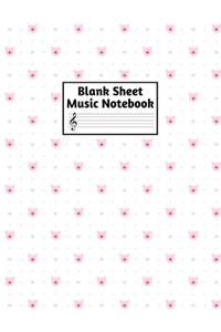 Blank Sheet Music Notebook