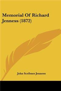 Memorial Of Richard Jenness (1872)