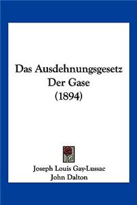 Ausdehnungsgesetz Der Gase (1894)