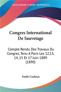 Congres International De Sauvetage