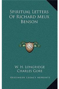 Spiritual Letters of Richard Meux Benson