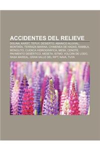 Accidentes del Relieve: Dolina, Karst, Tepuy, Desierto, Abanico Aluvial, Montana, Terraza Marina, Chimenea de Hadas, Rambla, Monolito
