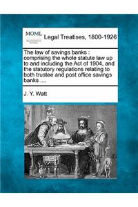 law of savings banks