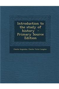 Introduction to the Study of History