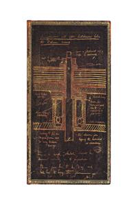 Tesla, Sketch of a Turbine Unlined Softcover Flexi Journal