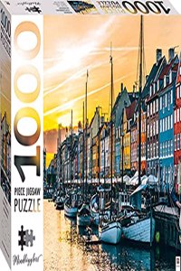 Nyhavn, Copenhagen, Denmark 1000 Piece Jigsaw