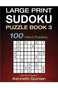 Large Print SUDOKU Puzzle Book 3