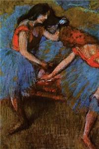 ''Two Dancers With Yellow Corsages'' by Edgar Degas