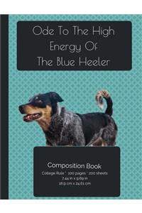 Blue Heeler - High Energy Composition Notebook