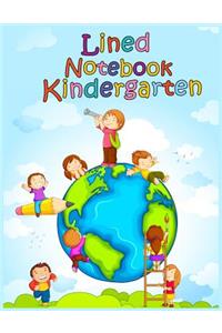 Lined Notebook Kindergarten