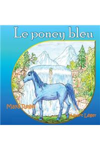 poney bleu