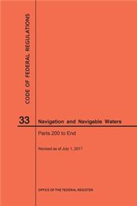Code of Federal Regulations Title 33, Navigation and Navigable Waters, Parts 200-End, 2017