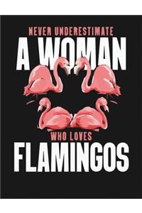 Never underestimate a woman who loves flamingos