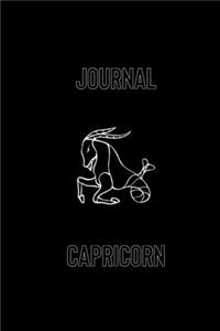 Capricorn Journal: Zodiac Positive Diary Journal Lined Composition Notebook Inspirational (100 pages, 6x9, lined)