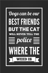 Dogs Can Be Our Best Friends But The Cats Will Never Tell The Police Where The Weed Is