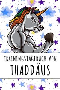 Trainingstagebuch von Thaddäus