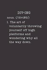 Diving: Diver Gifts - Small Lined Journal or Notebook (Card Alternative) (Definition, Humor)