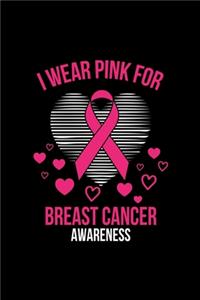 I Wear Pink Forbreast Cancer Awareness