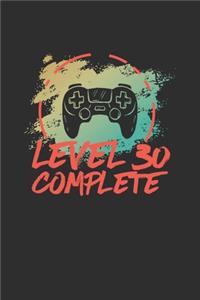 Level 30 Complete