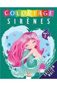 Coloriage Sirènes - Volume 2 - Edition nuit
