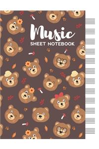 Music Sheet Notebook