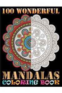100 Wonderful Mandalas Coloring Book