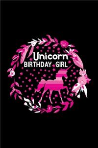 Unicorn birthday girl