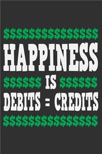 Happiness Is Debits = Credits