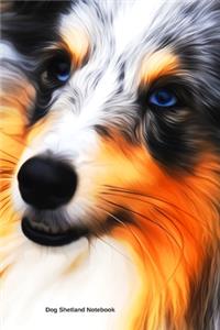 Dog Shetland Notebook