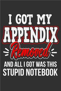I Got My Appendix Removed And All I Got Was This Stupid Notebook