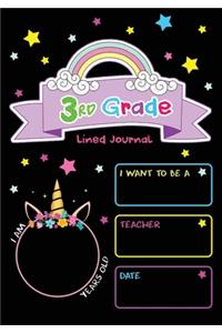 3rd Grade Lined Journal