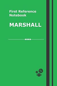 First Reference Notebook