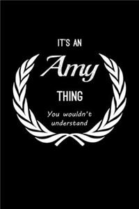 It's An Amy Thing, You Wouldn't Understand