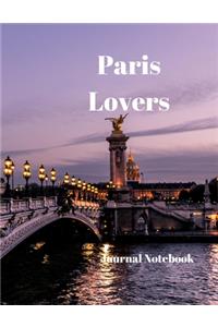 Paris Lovers Journal Notebook
