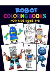 Robot Coloring Books For Kids Ages 4-8.