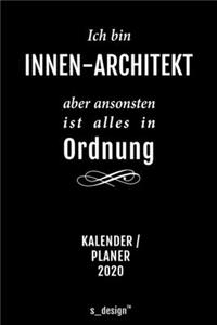 Kalender 2020 für Innen-Architekten / Innen-Architekt / Innen-Architektin