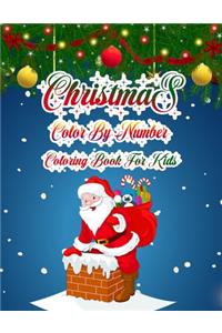 Christmas Color By Number Coloring Book For Kids