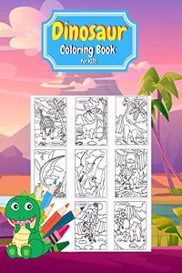 Dinosaur Coloring Book for Kids