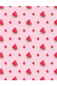 Watermelon Notebook Dot Grid: 3D Cute Fruit Bullets Notebook Dot Grid Sheet Dotted Paper Journal Book Doodling Drawing Sketching Journaling For Kids Teen Girl Artist Boy Women La