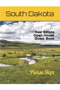 South Dakota Real Estate Open House Guest Book: Spaces for Guests