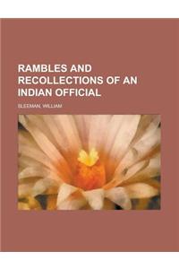 Rambles and Recollections of an Indian Official