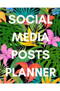 Social Media Posts Planner