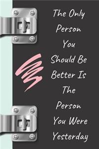 The Only Person You Should Be Better Is the Person You Were Yesterday