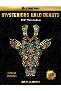 Adult Coloring Book (Mysterious Wild Beasts)