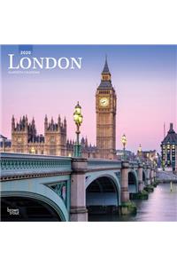 LONDON 2020 SQUARE WALL CALENDAR