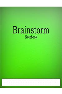 Brainstorm Notebook: 1/3" Dot Grid Graph Paper Ruled