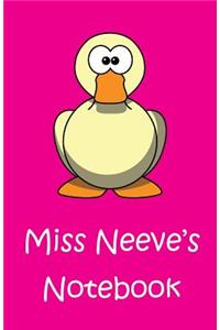 Miss Neeve's Notebook