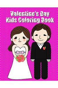 Valentine's Day Kids Coloring Book
